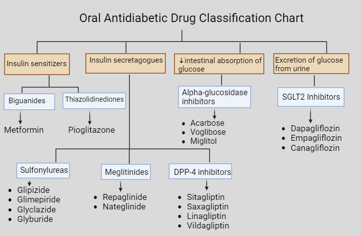 antidiabetic drug classification 