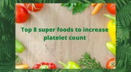 Foods to increase platelet count