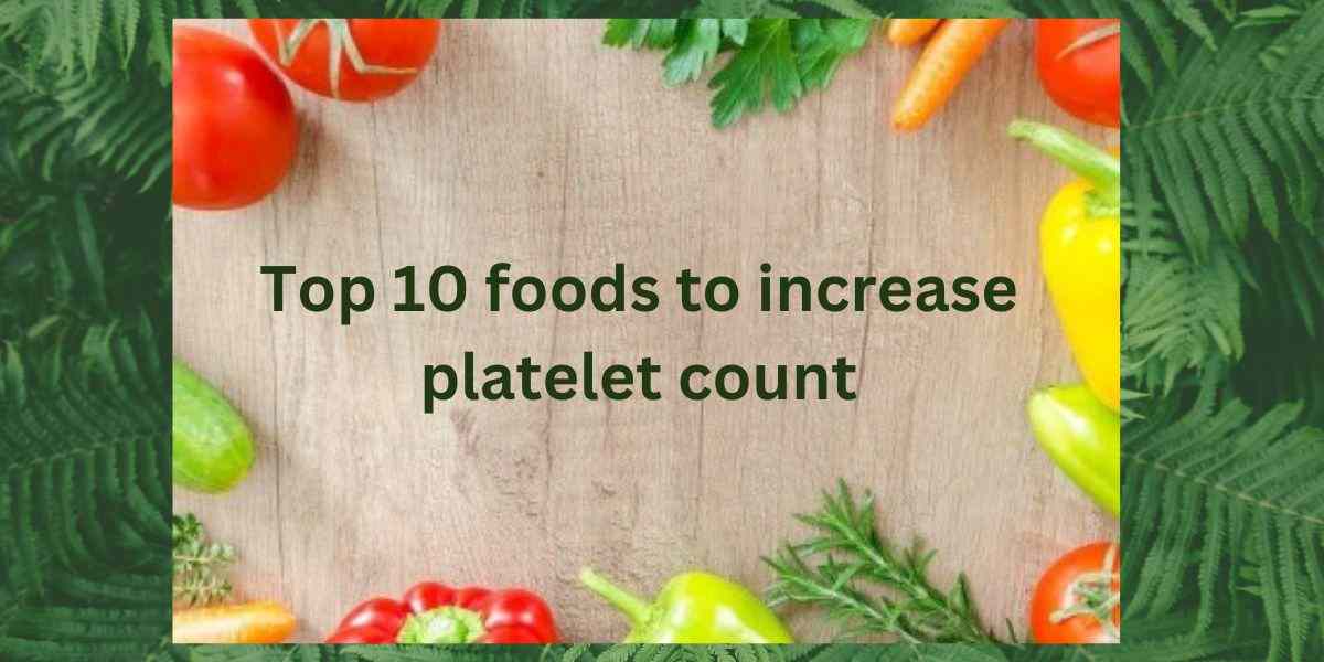 foods to increase platelet count