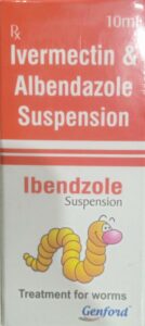 Albendazole dose for kids 